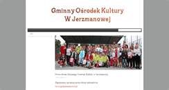 Desktop Screenshot of gok.jerzmanowa.com.pl